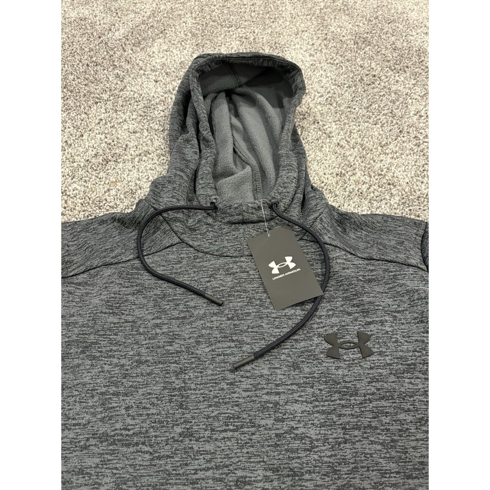 Under Armour Twist Fleece Cold Gear‎ Loose Fit Mens Size Small Hoodie Sweatshirt